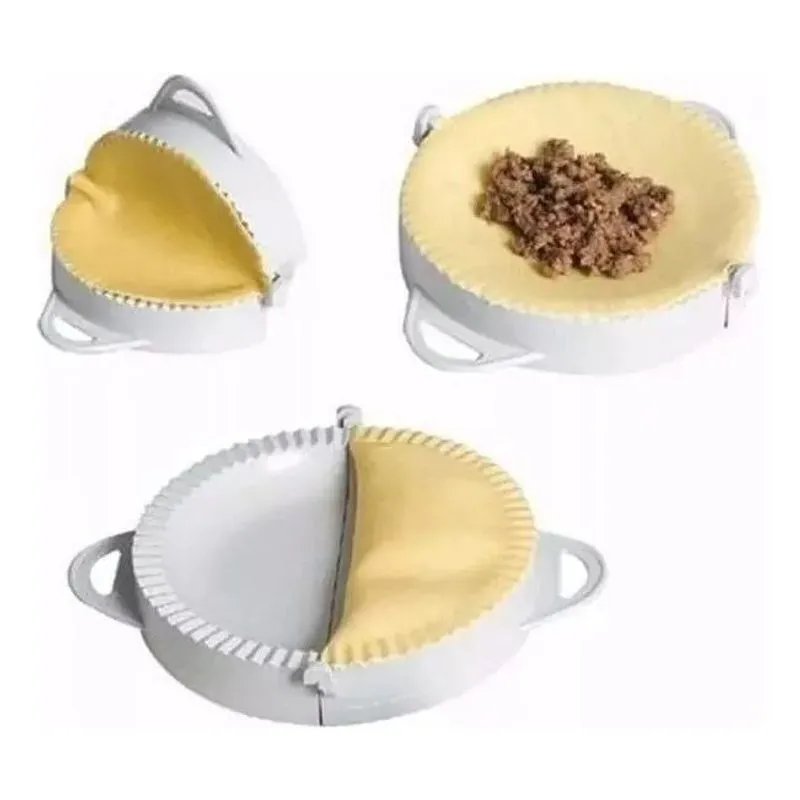 10x Forma Para Pastel Fogaça Salgados Risole Ravióli 5 Tama