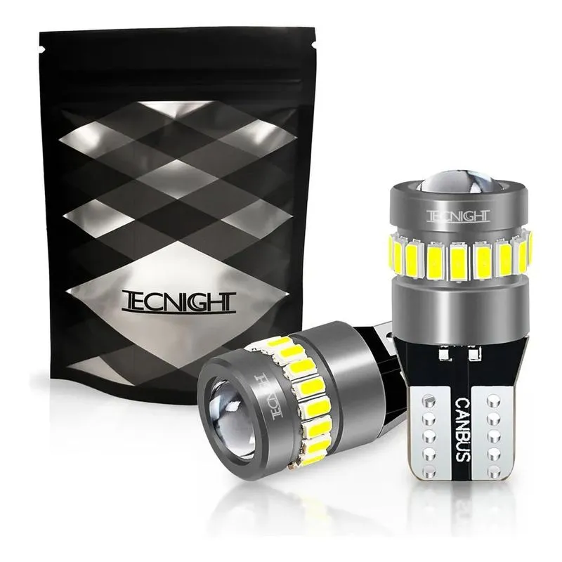 Par Lâmpadas Led T10 Pingo Projetor 18 Smd Canbus 6.000k 6w