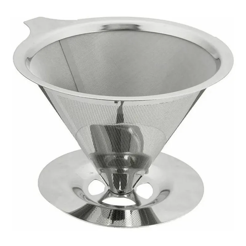 2x Coador De Café Pour Over Inox Tam. 102 - Não Precisa Filt