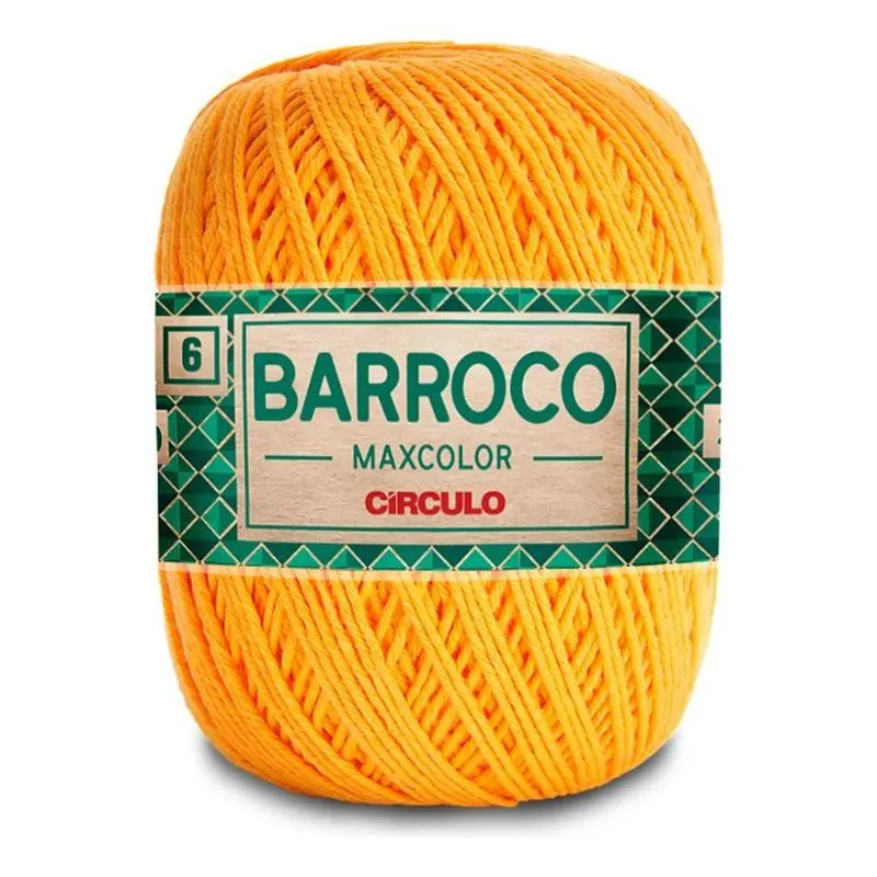 1 Barbante Barroco Fio 6 Maxcolor 200g -escolha Ouro 1449