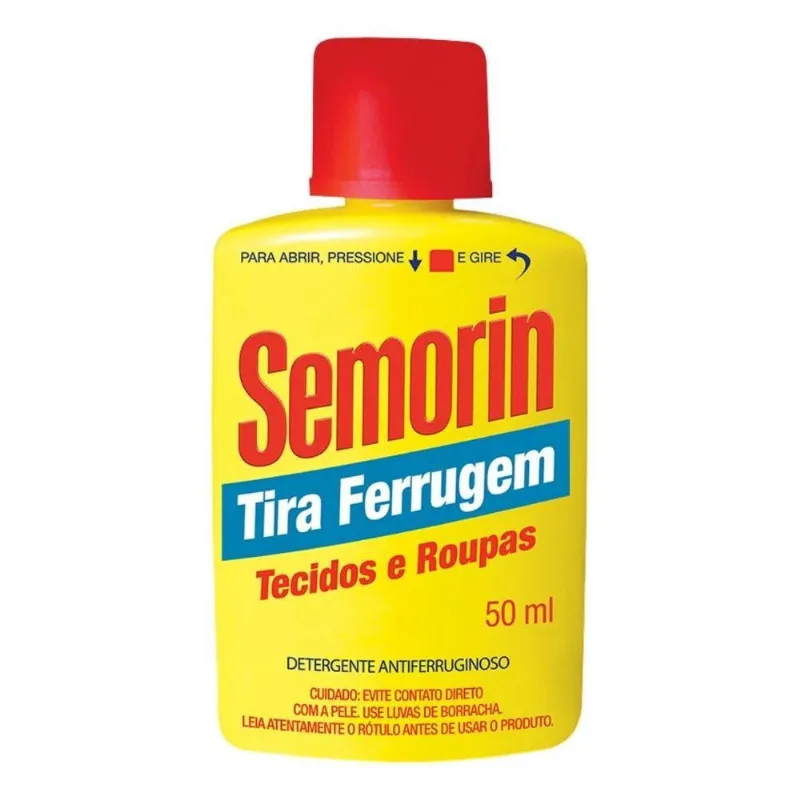 Tira Ferrugem Tecidos E Roupas Semorin 50ml