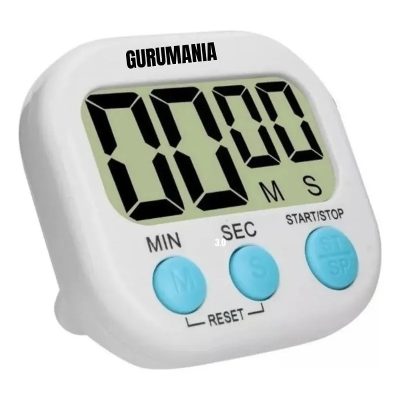 3x Relógio De Cozinha Temporizador Timer Running Imã Geladei