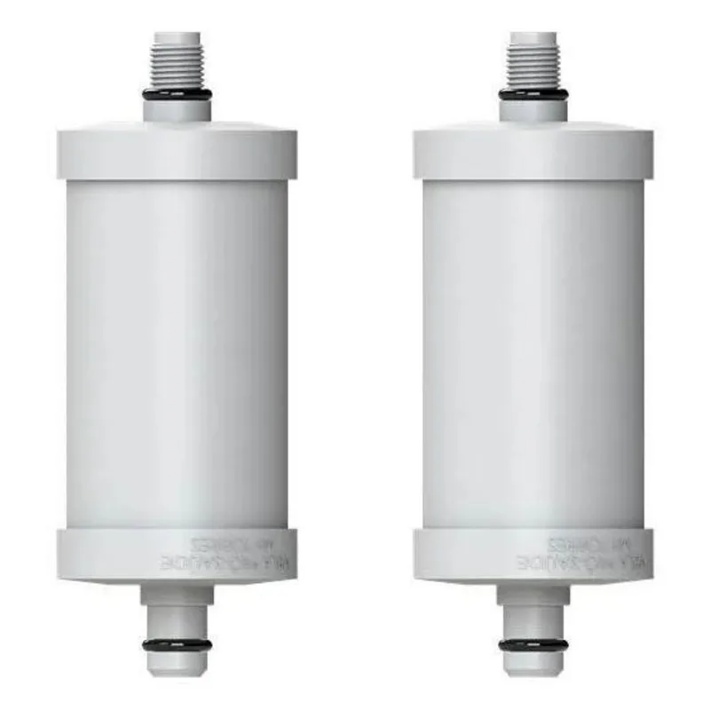 Kit 2 Velas Refil Para Filtro Pró Saúde- Injetplast Cor Bran