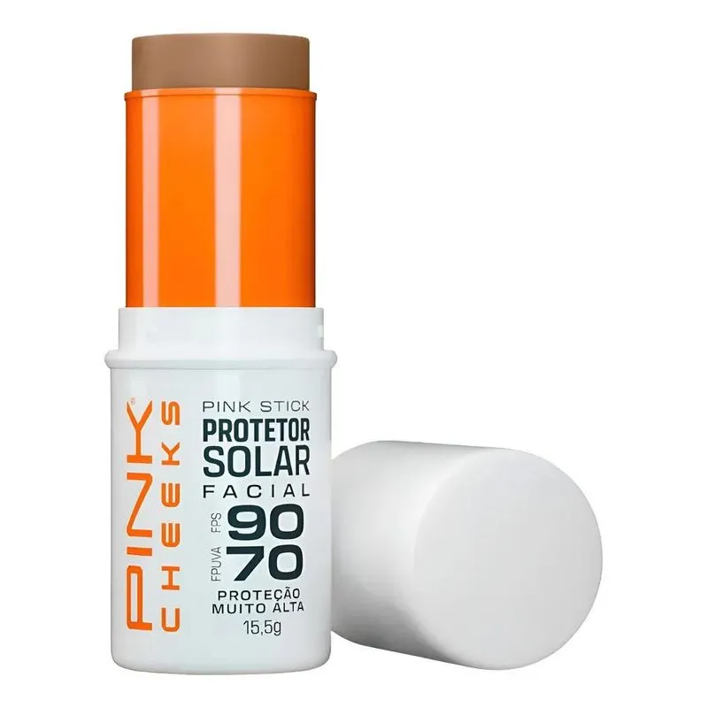 Pink Cheeks Protetor Solar Facial Pink Stick Fps 90 Cor 42km