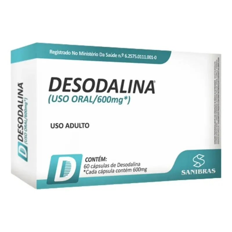 2x 600mg - 60 Cápsulas (sanibras) Sabor Neutro