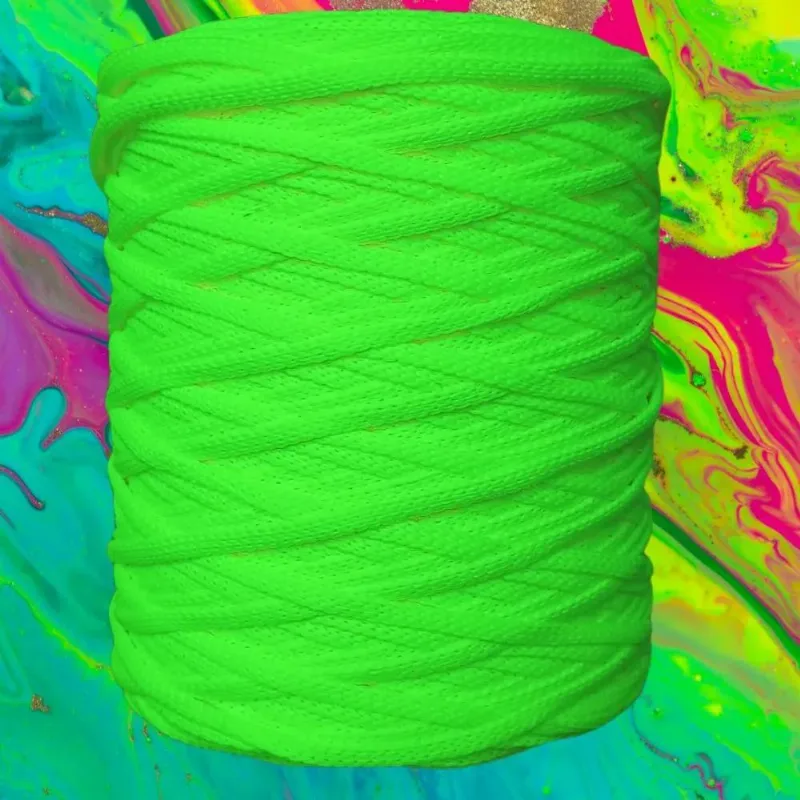 Fio Náutico 5mm 500g Poliéster: Artesanato Sofistica - Flúor