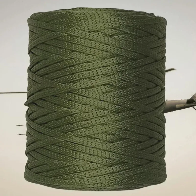 Fio Náutico 5mm 500g Poliéster: Artesanato S - Verde Militar