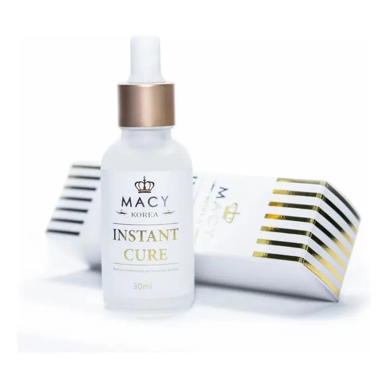 5x Instant Cure Macy Curador Cola Instantâneo Cílios 30ml Co