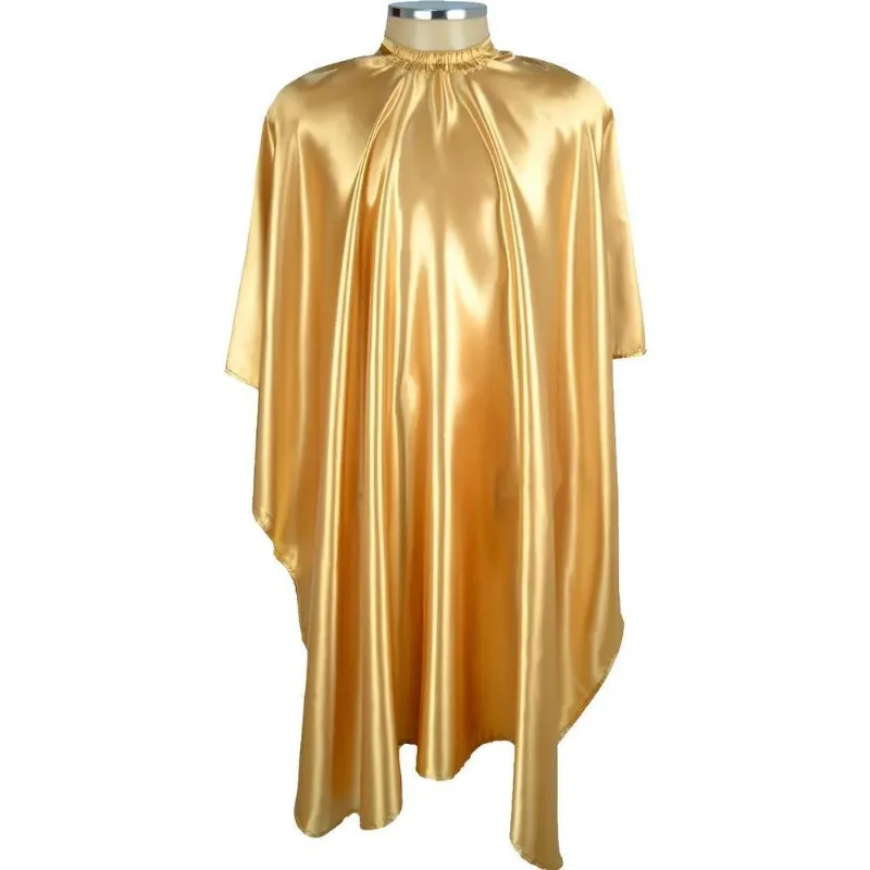 Capa Corte Cetim Profissional Salão - Brilho E Lev - Dourado