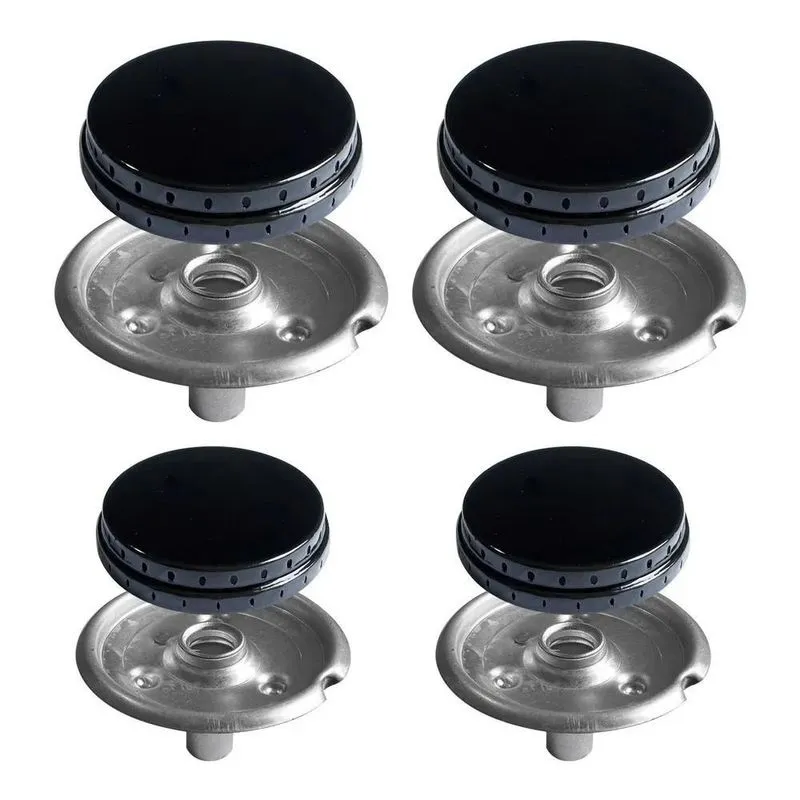 Kit Com 4 Bocas Para Fogão Esmaltec Agata Bali Caribe Veneza