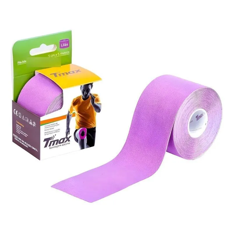 Kinesio Tape Tmax: Alívio Dor, Suporte Muscular &amp; Re - Lilás