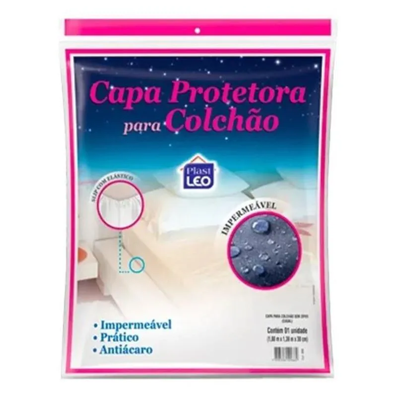 10x Capa Protetora Colchão De Casal Impermeável Antiácaro