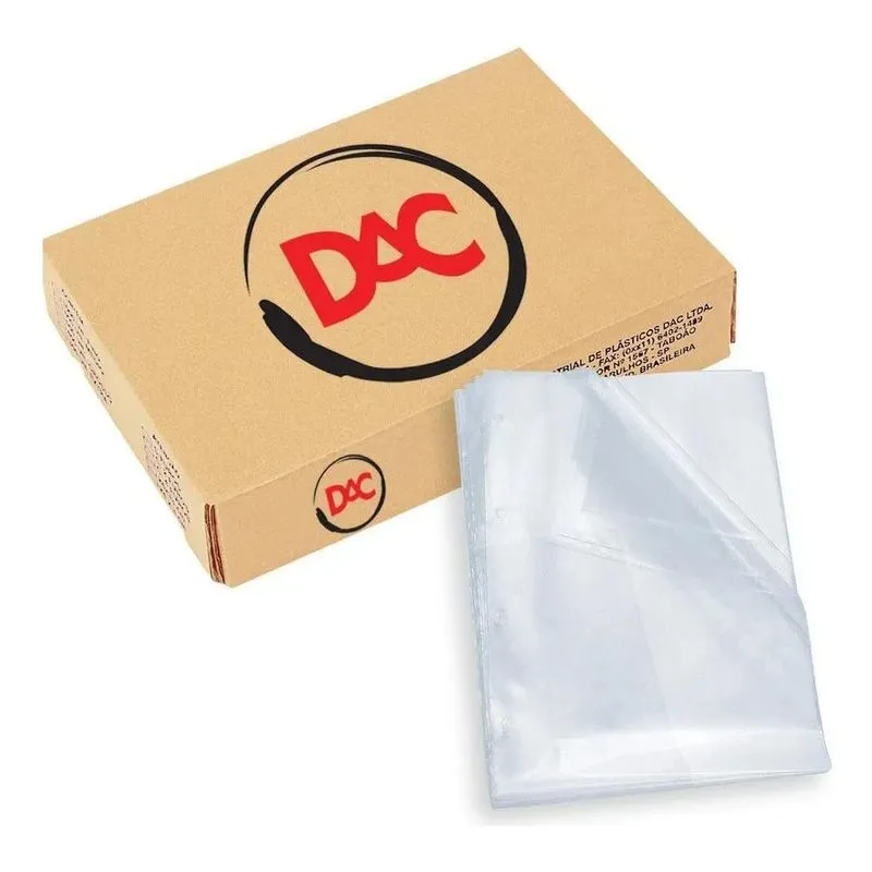 2x Envelope Plástico A4 Grosso 4 Furos C/400 - Dac