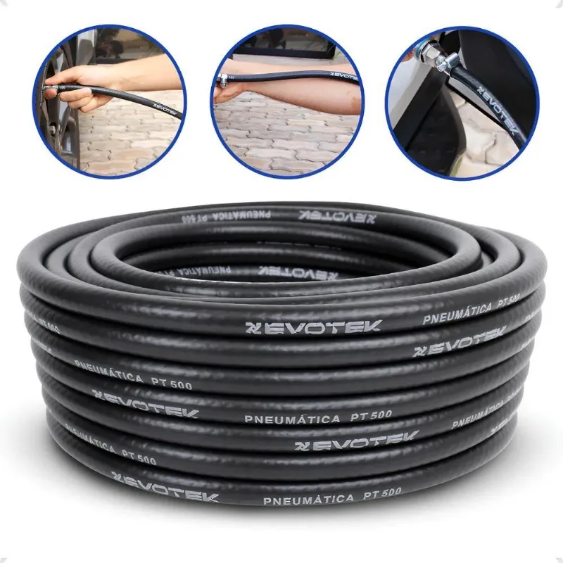 Rolo De Mangueira Evotek Ferramentas 30m Pt 500 Ar Comprimid