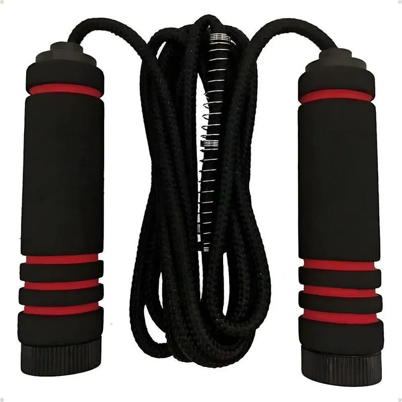 Corda De Pular Speed Cross Ajustável - Treino Pro - Vermelho