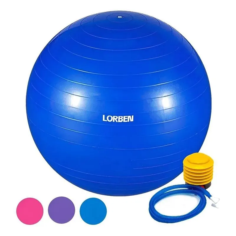 Bola De Pilates E Yoga Antiestouro 65cm Para Pessoas De Até