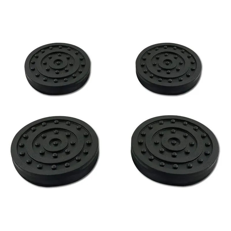 Sapata Borracha Elevador Automotivo Com Encaixe 118mm 4 Peças