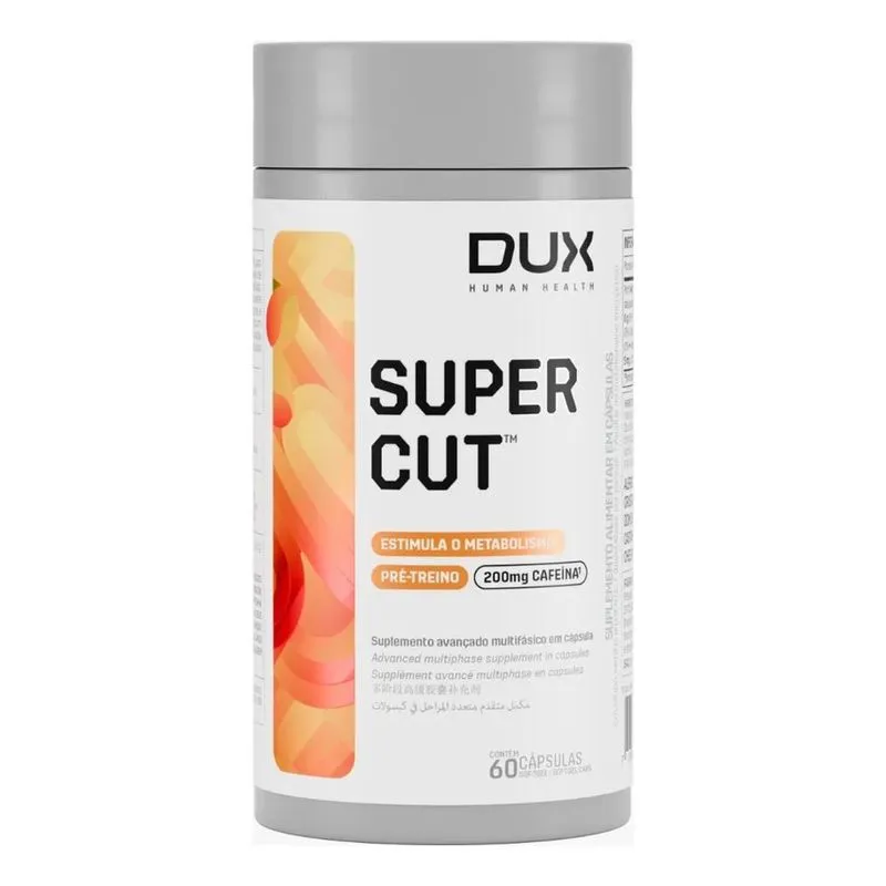 Supercut Pote 60 Cápsulas Dux Nutrition Sabor Natural