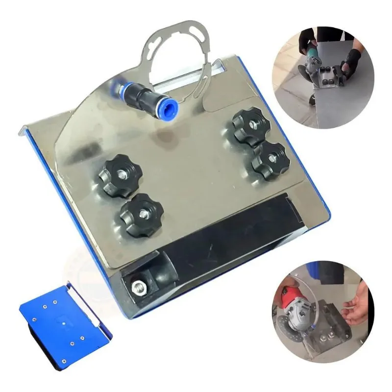 10x Suporte Guia Corte 45 Graus Chanfro Esmerilhadeira Lixa
