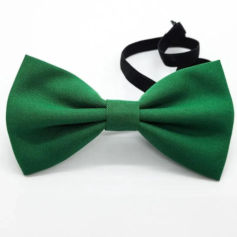 Gravata Borboleta Oxford Fosco: Elegância - Verde Esmeralda