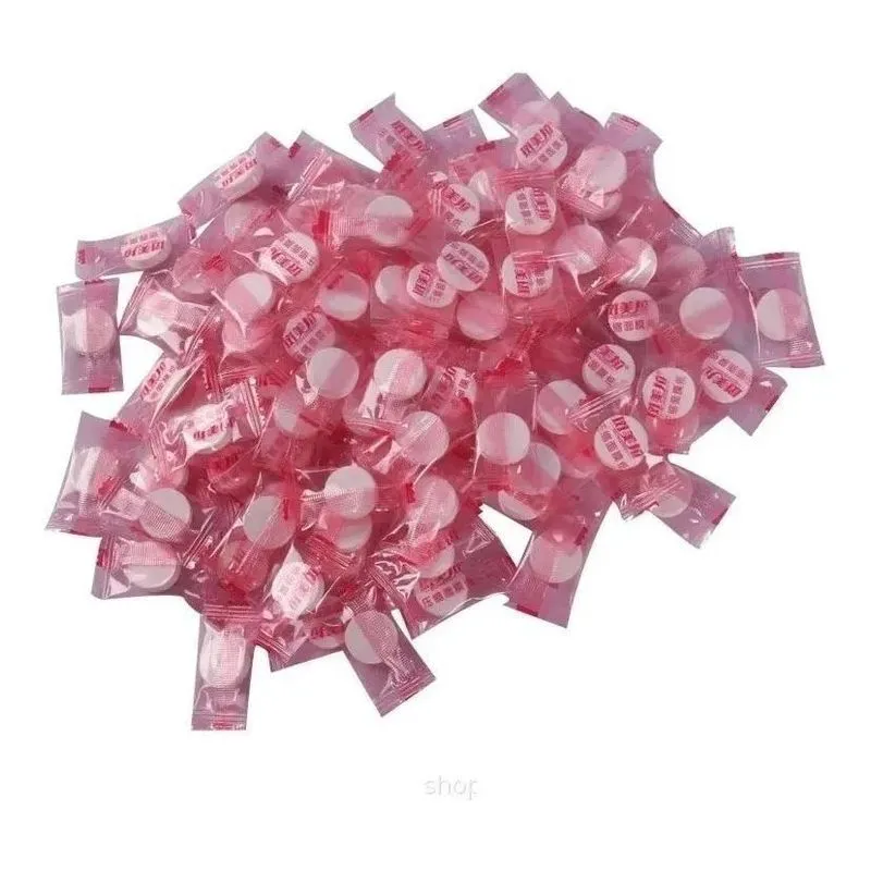 10x 120un Máscara Descartável Desidratada Limpeza Facial