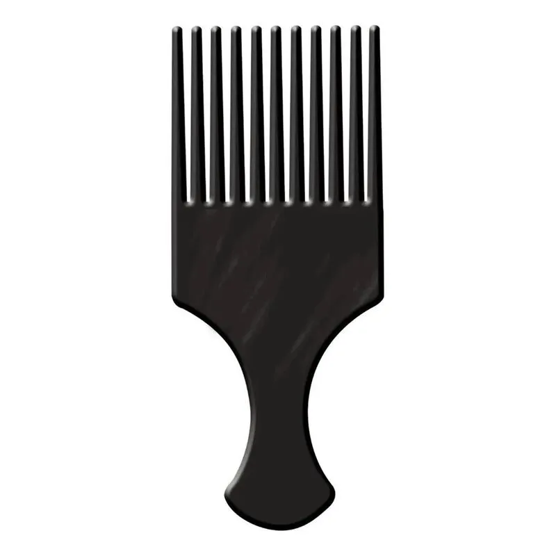 Pente Garfo Penteado De Cabelos Afro Dentes Largos Plástico