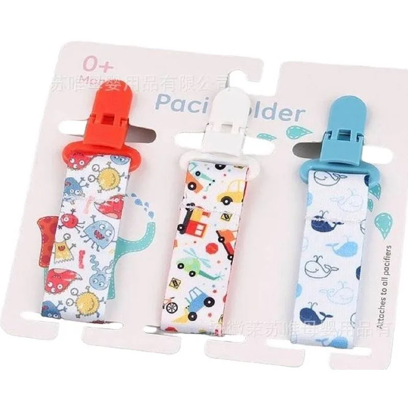 Kit 3 Unid. Prendedor Clipe Chupeta T17