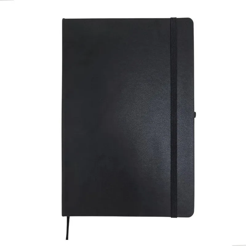 10x Caderneta Anotação A5 Executiva Tipo Moleskine Couro Si