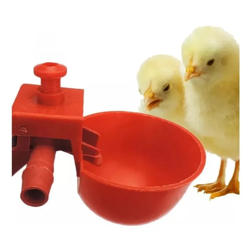 3x 10 Bebedouro Automático Copo, Aves Frangos Codornas Cod-1
