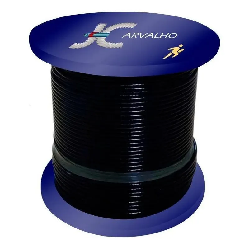 5x Cabo Aço Revestido Para Academia 1/8 X 4,8 Mm 10 Metros