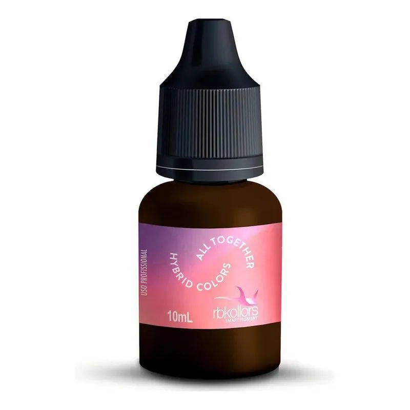 Nubae Pigmento Castanho Escuro Híbrido 10ml Para Sobrancelha