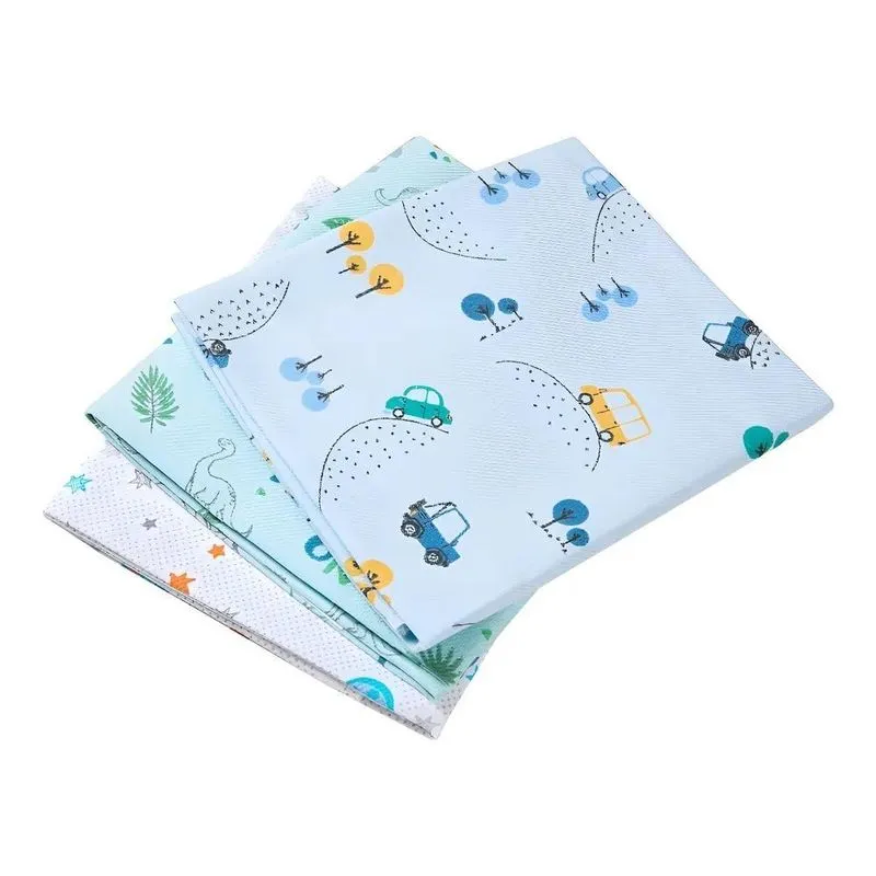 Kit 3 Cueiro Manta Flanelado Bebê Infantil Algodão Estampado