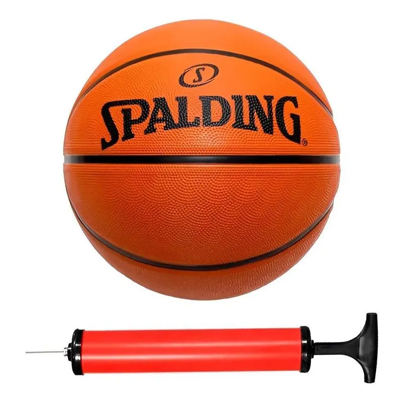 Bola De Basquete Spalding Streetball + Bomba De Ar