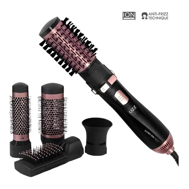 Super Ion 3000 Escova Rotativa 5 Em 1 - Lizz Professional