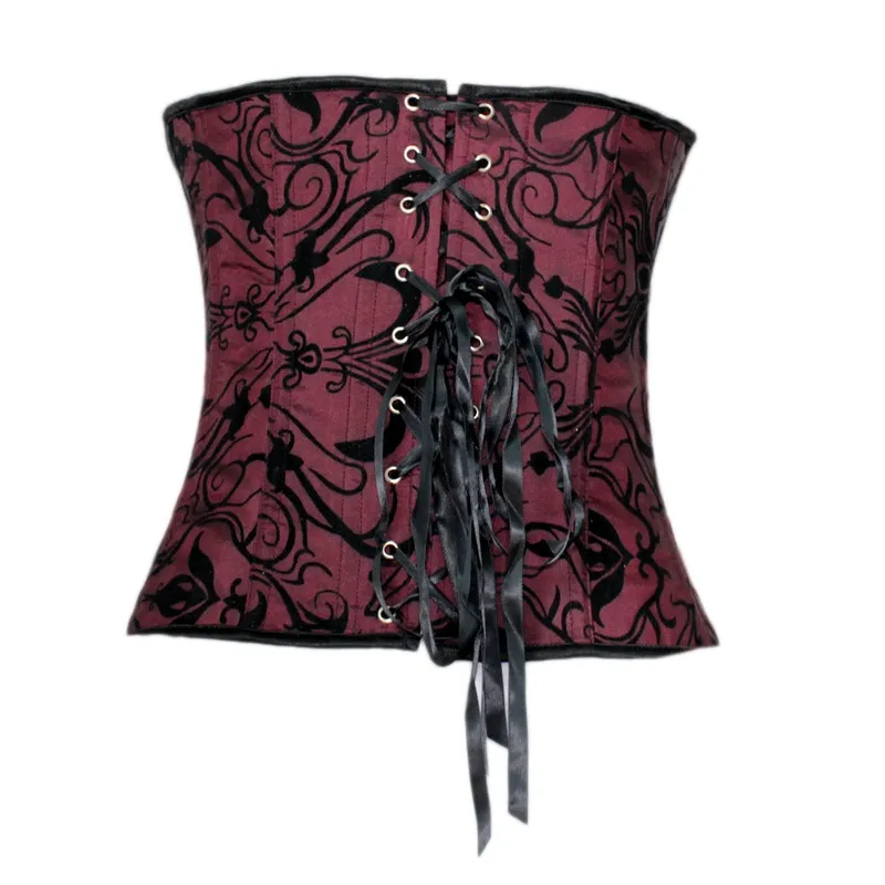 Espartilho Corset Overbust Floral