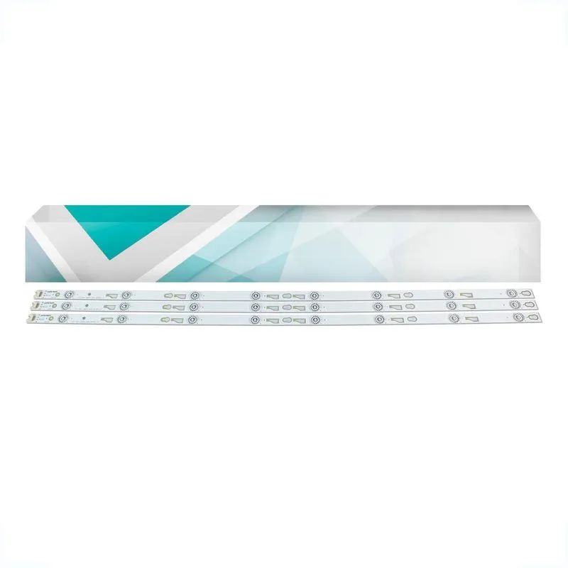 Kit 3 Barras Led Compatível L40s4700fs 40f3800 L40s4700 Novo