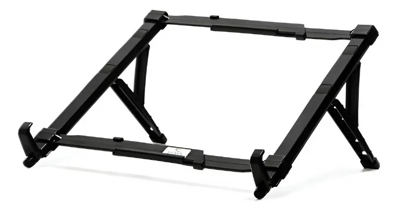 Sup regulável p/notebook Plástico Abs preto (Reliza 30236)