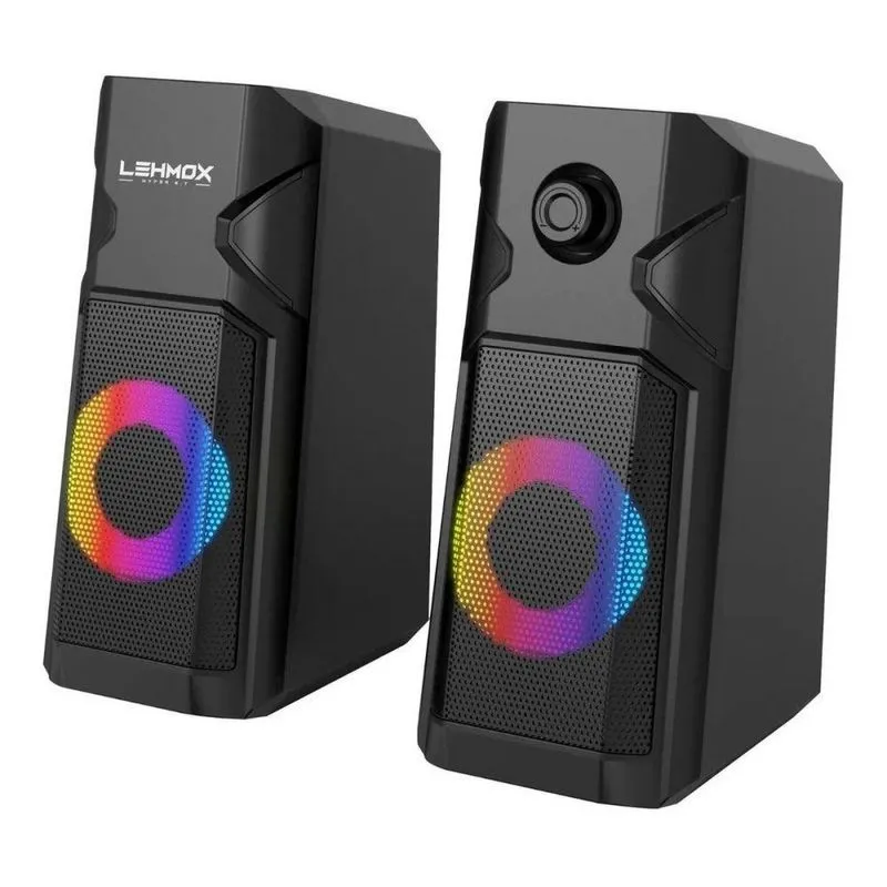 Caixa Subwoofer Caixinha Som Gamer Led Pc Computador P2 Usb