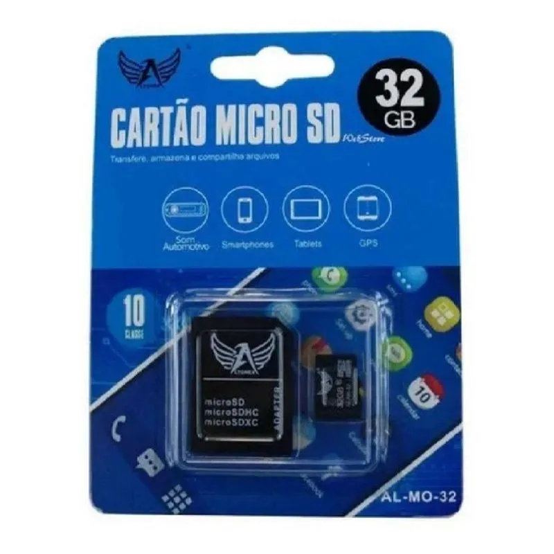 Cartão De Memória 32gb Microsd Classe 10 Celular Original