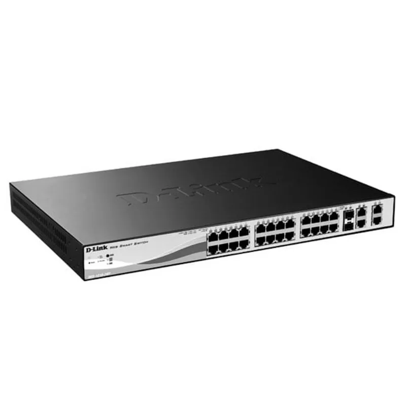 Switch D-Link 24 Portas Des-1210-28 24-Port 10/100mpbs With 4-Portas