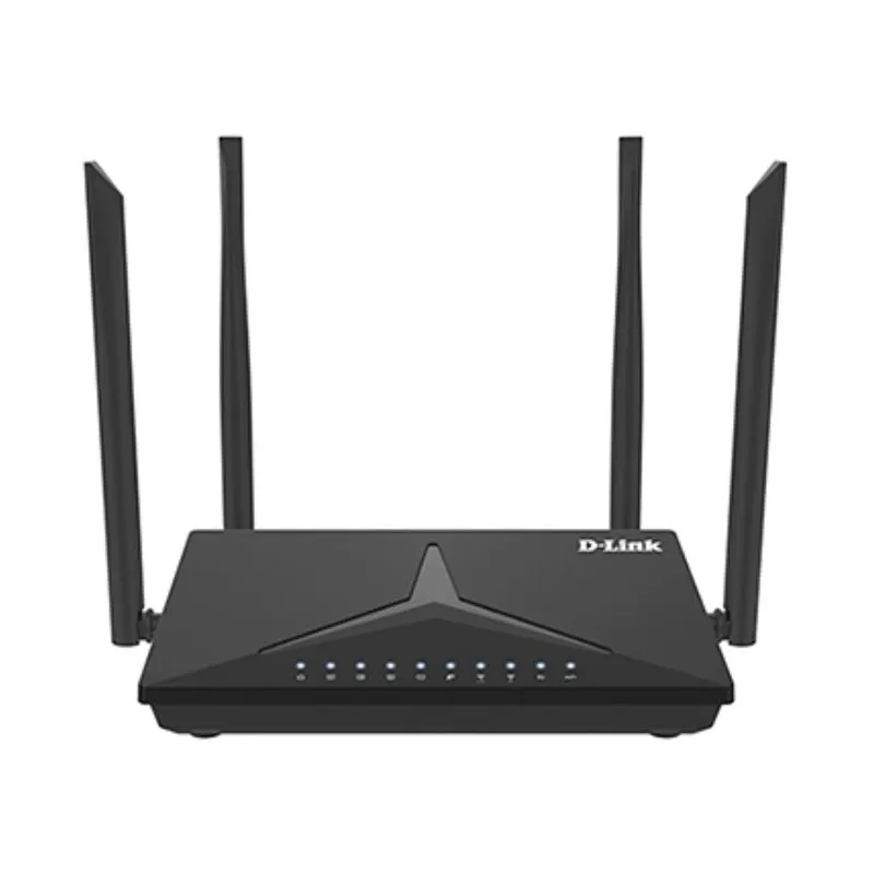 Router de 4 puertos D-Link DIR-825M, negro