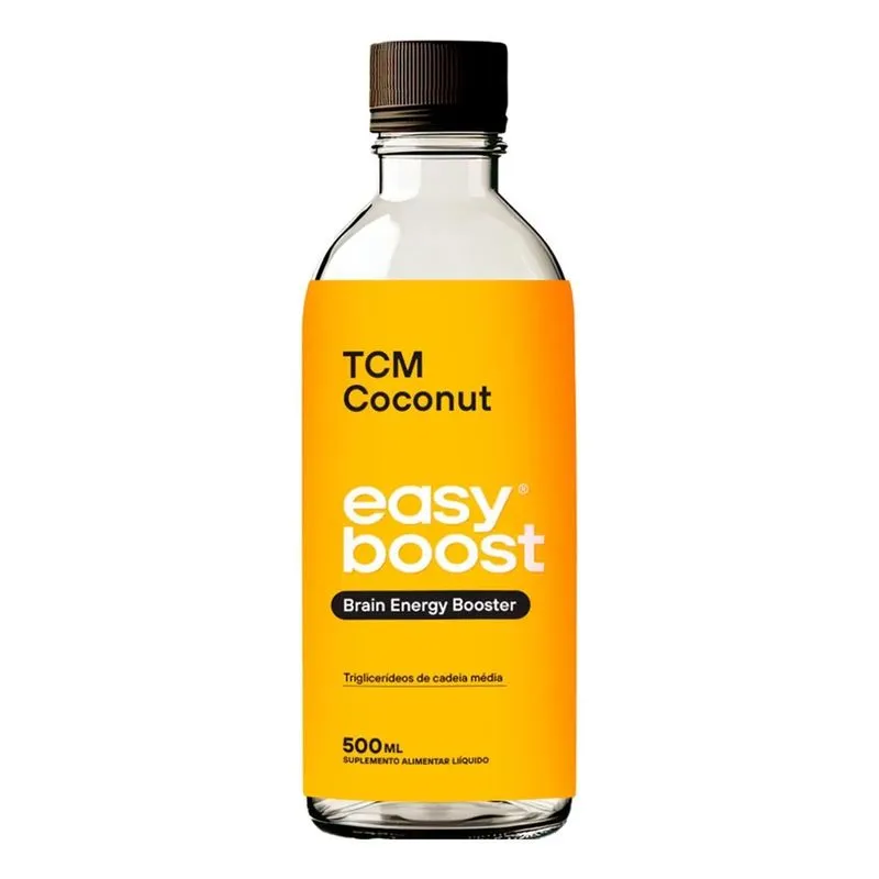 Óleo Coconut Tcm Easy Boost Mct Puro 100% Do Coco 500ml Sabo