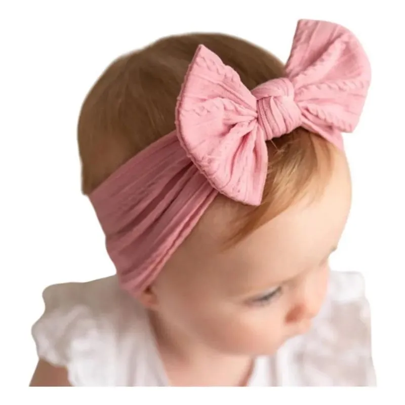 Faixa Turbante De Cabelo Infantil Confortável Para Bebês
