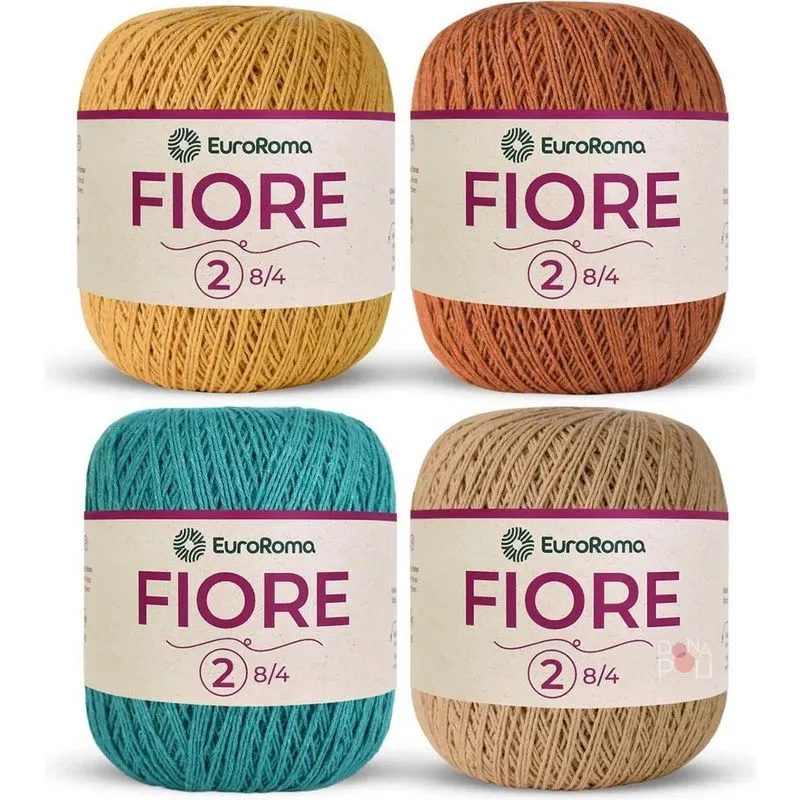 Kit 4 Linhas Fiore Euroroma N2 Lindas Composições Tendências