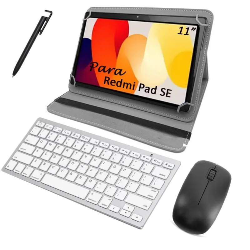 Capa E Teclado + Mouse Para Redmi Pad Se 11 + Película