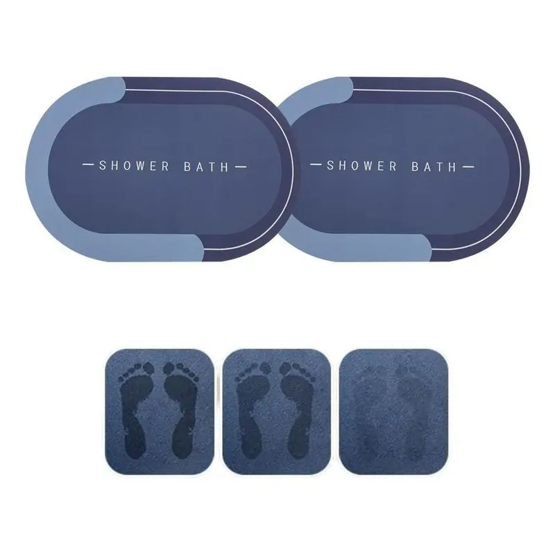 3x Kit 2 Tapete Banheiro Antiderrapante Absorvente Magico 40