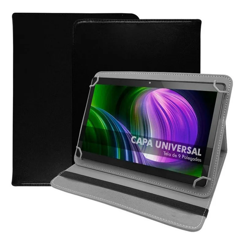 Melhor Capa Pasta Para Tablet Fire Hd 9 Polegadas + Caneta