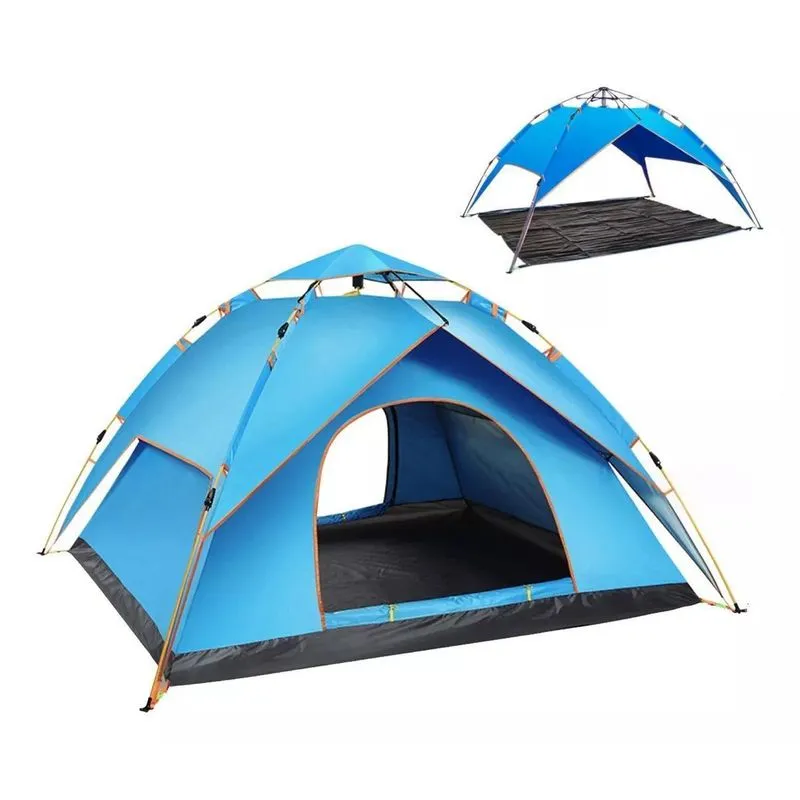 Barraca 3 Em 1 Camping Pesca A Prova Agua 4/5 Pessoas Cabana