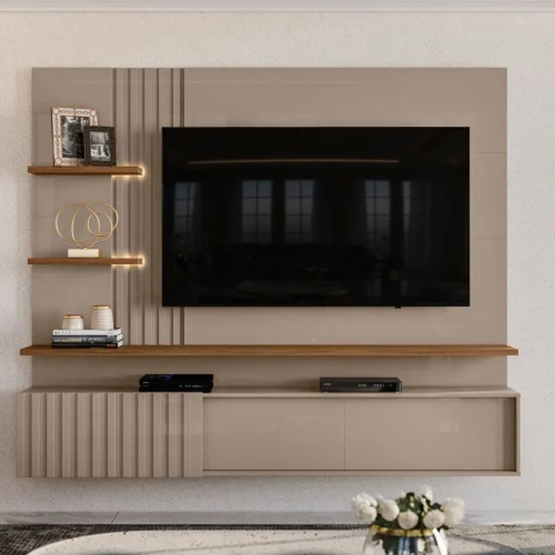 Bancada Suspensa Atena Fendi/Naturalle - Madetec Móveis