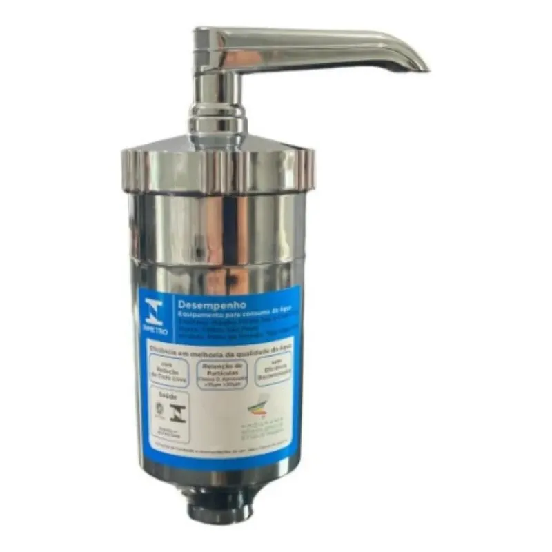 Filtro Copo Abs Com Refil Universal Para Pia Cozinha